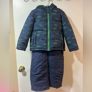 COPY - Boys 4T Dino Snow Suit